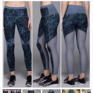 Lululemon Running in the City Mesh leggings yoga pants